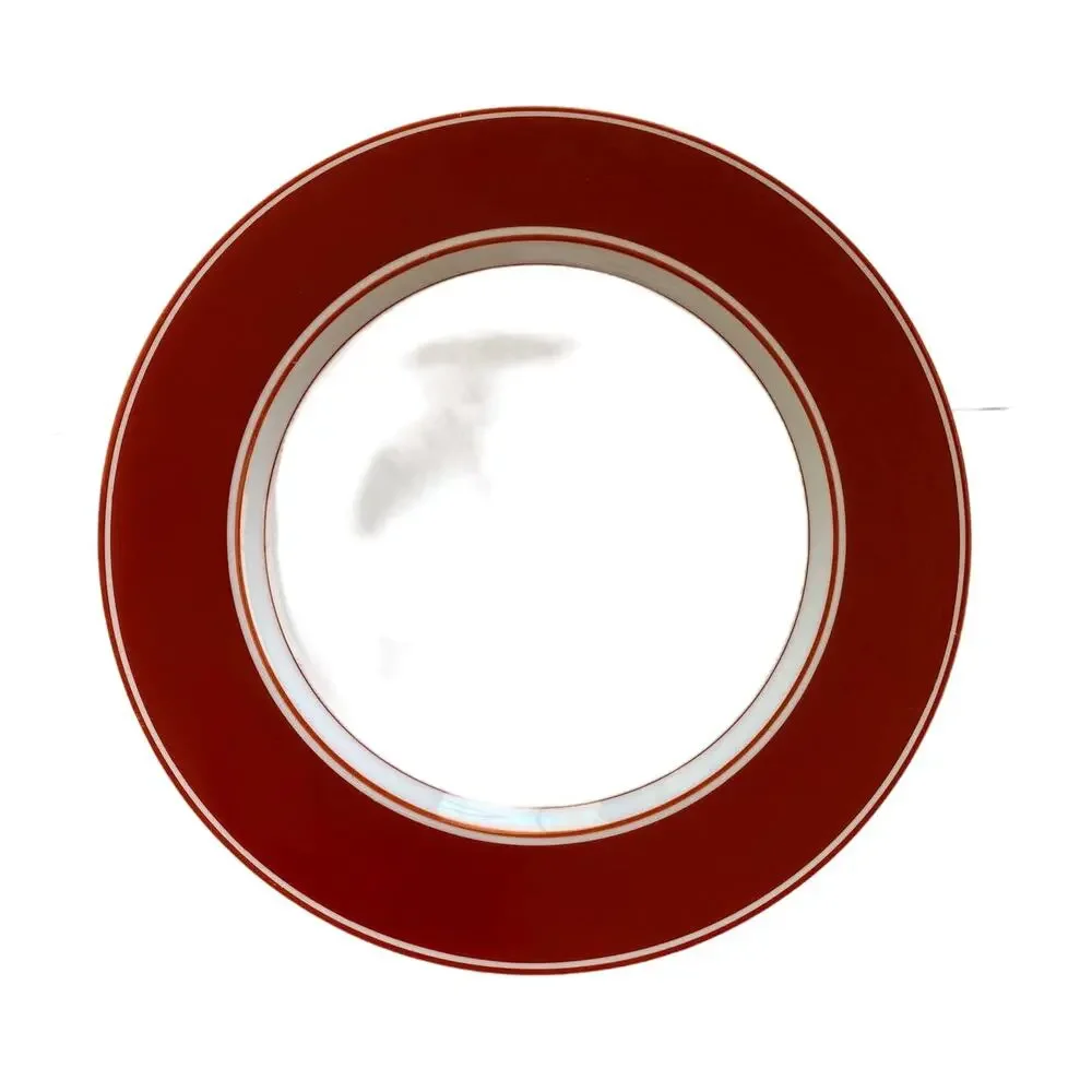 Vintage Fitz and Floyd Dinner Plate, Rondelet Terra Cotta